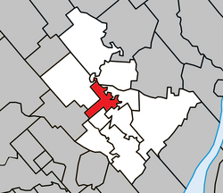 Saint-Charles-Borromée Quebec location diagram